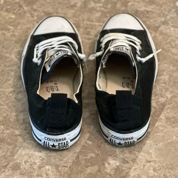 Black Converse Low Tops - Picture 5 of 6